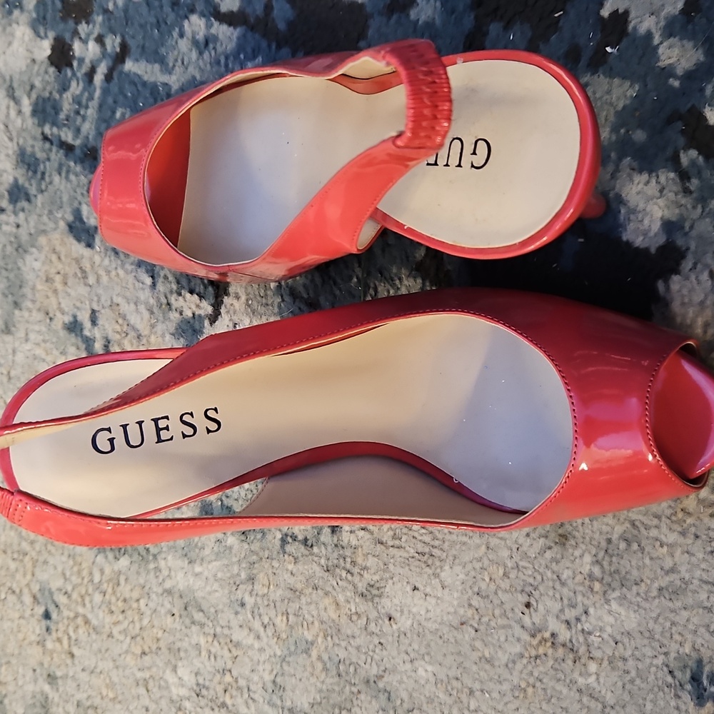 Guess open toe high-heeled slingbacks - Picture 5 of 5